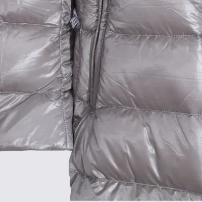 Herno Padded Jackets With High Collar And Side Pockets In Gray