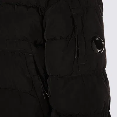 C.p. Company Coats Blacks And Greys In Brown