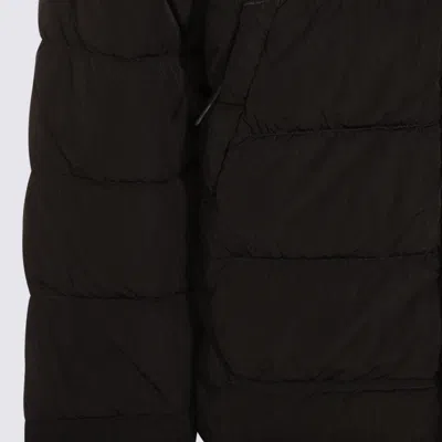 C.p. Company Coats Blacks And Greys In Brown
