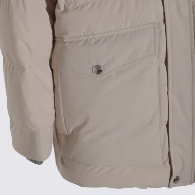Brunello Cucinelli Coats Blacks And Greys In Neutral