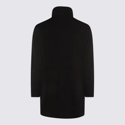 Montecore Turtleneck Long-sleeve Jacket In Black