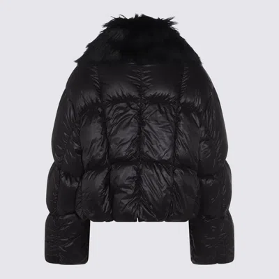 Jil Sander Coats Blacks And Greys In Multi