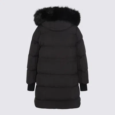 Moorer Coats Blacks And Greys In Multi