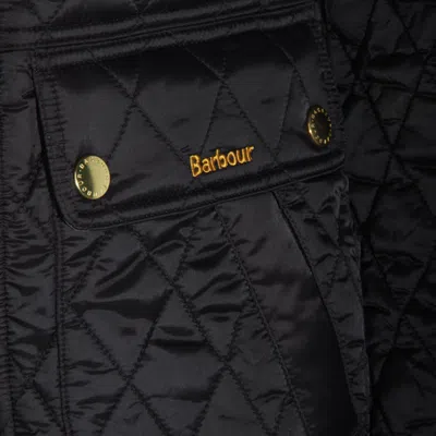 Barbour Diamond-quilted Zip-front Coat In Multi
