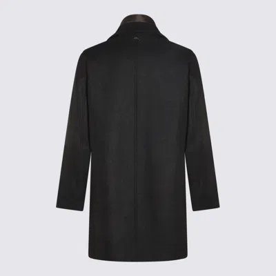 Herno Button-fastening Detachable-liner Coat In Multi
