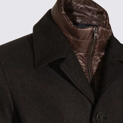 Herno Button-fastening Detachable-liner Coat In Multi