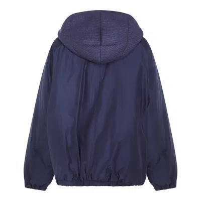 Brunello Cucinelli Coats Blu Profondo In Blue