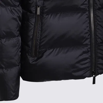 Moorer Coats Blue And Green In Black