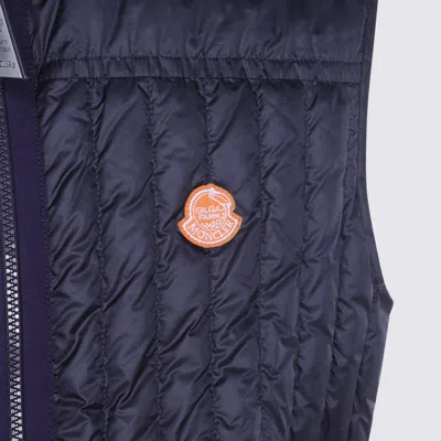 Moncler Genius Gilga Farm By Donald Glover Coats Blue And Green In Blue