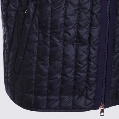 Moncler Genius Gilga Farm By Donald Glover Coats Blue And Green In Blue