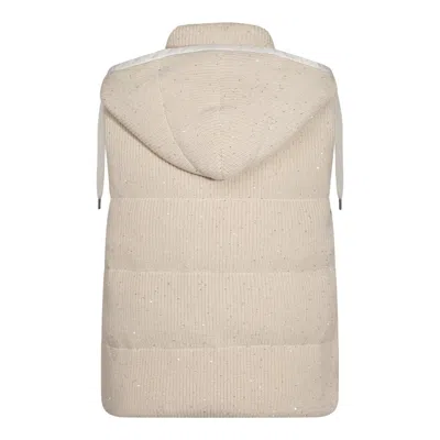 Brunello Cucinelli Coats Burro In Neutral