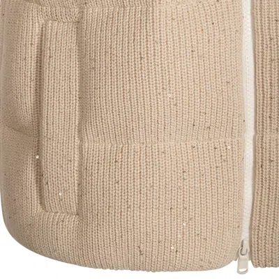 Brunello Cucinelli Coats Burro In Neutral
