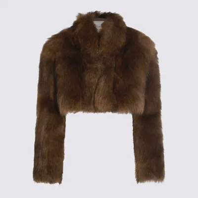 Blumarine Giacconi Caramel/black In Brown
