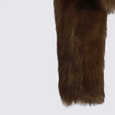 Blumarine Giacconi Caramel/black In Brown