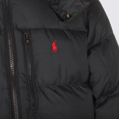 Polo Ralph Lauren Quilted Blue Bomber Jacket In Blue