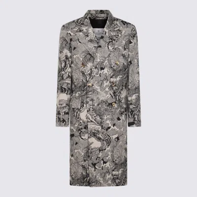 Vivienne Westwood Baroque Print Double-breasted Long Coat