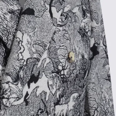 Vivienne Westwood Baroque Print Double-breasted Long Coat
