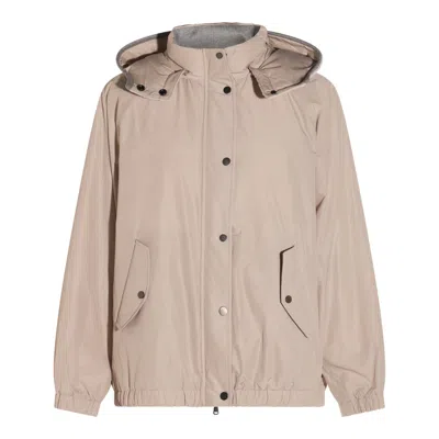 Brunello Cucinelli Puffer Jackets With Adjustable Hem And Hood