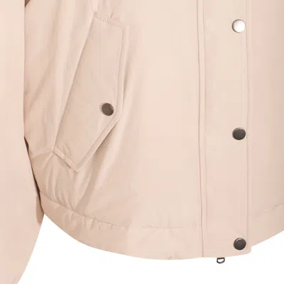 Brunello Cucinelli Puffer Jackets With Adjustable Hem And Hood In Gray