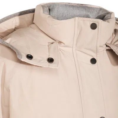 Brunello Cucinelli Puffer Jackets With Adjustable Hem And Hood