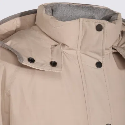Brunello Cucinelli Puffer Jackets With Adjustable Hem And Hood