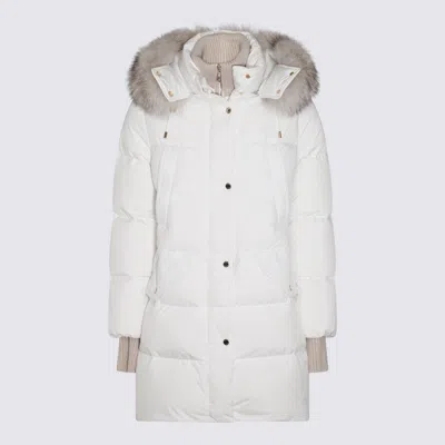 Moorer Down Jackets Fur Trim Hood