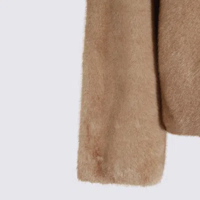 Lou Andrea Collared Faux Fur Coat