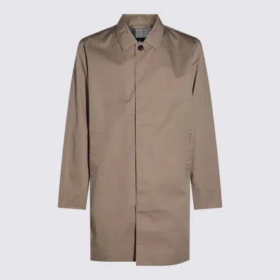 Barbour Coats Washed Stone In Brown