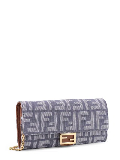 Fendi Continental With Chain Baguette Wallet
