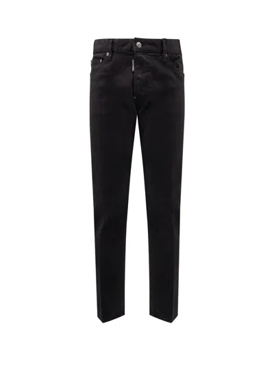 Dsquared2 Dsquared Black Stretch Denim Cool Guy Jeans In Black