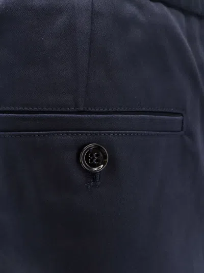 Ami Alexandre Mattiussi Cotton Bermuda Shorts With Elastic Detail In Blue