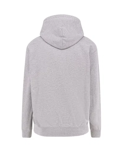 Gucci Hoodie With Dropped Shoulder And Kangaroo Pocket In Gray