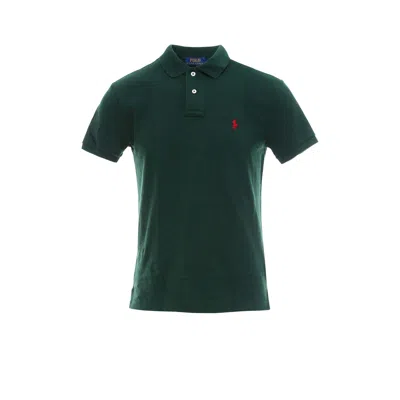 Polo Ralph Lauren Cotton Piquet Polo Shirt In Green