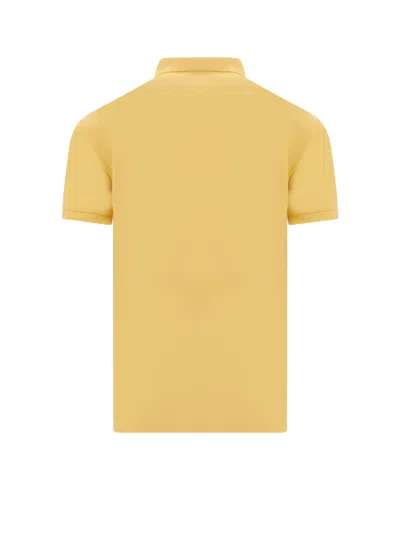Polo Ralph Lauren Sskcslim1 Short Sleeve Knit Clothing In Yellow