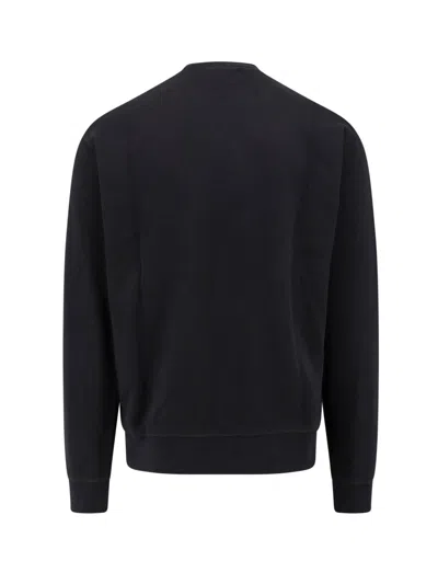 Dsquared2 Cotton Sweatshirt With Dsquared Print In Black