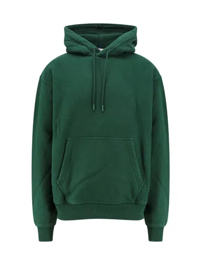 Burberry Cotton Sweatshirt With Ekd Patch In Green