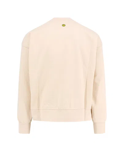 Barrow Cotton Sweatshirt With Iconic Charm In Neutral