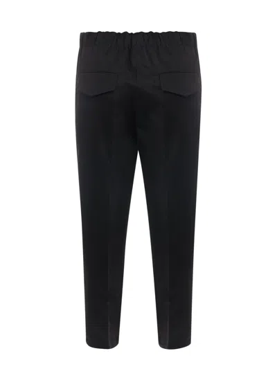 Jil Sander Straight-leg Pressed Crease Pants In Black