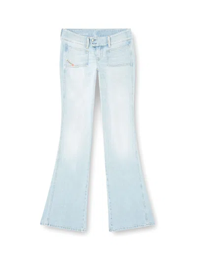 Diesel Whisper Bootcut Fit Jeans In Blue