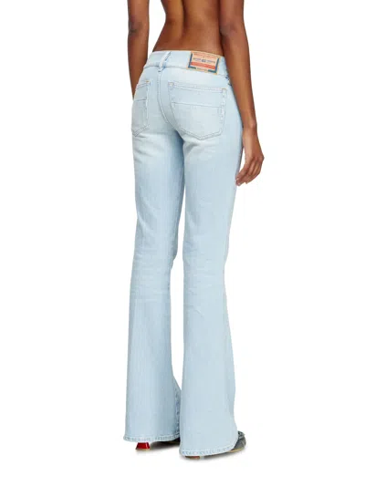 Diesel Whisper Bootcut Fit Jeans In Blue