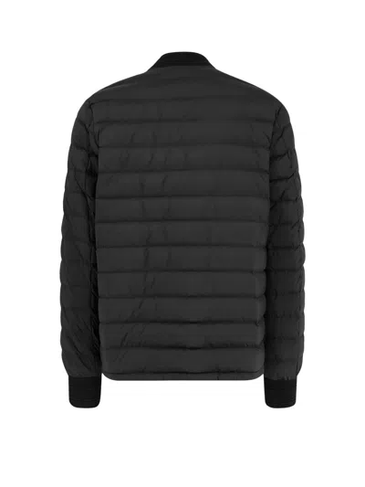Burberry Dalham Down Jacket With Ekd Patch In Black