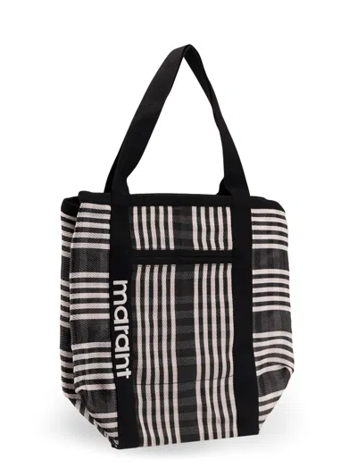 Isabel Marant Darwen Shoulder Bag With Striped Motif
