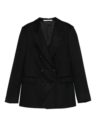 Tagliatore Double-breasted Camel Wool Blazer Clothing