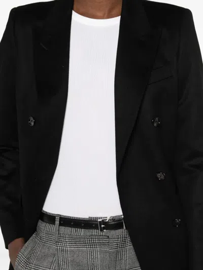Tagliatore Double-breasted Camel Wool Blazer Clothing