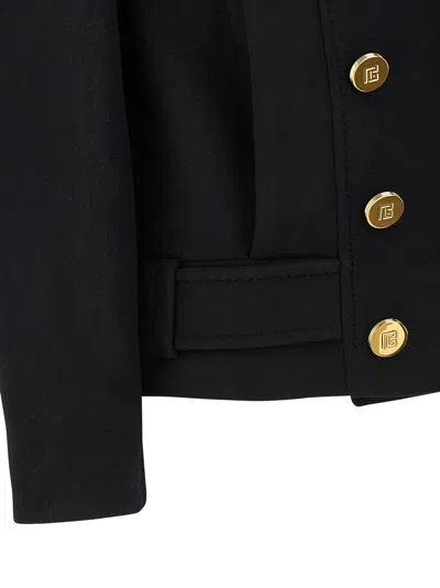 Balmain Tailored Coat With Double-breasted Design