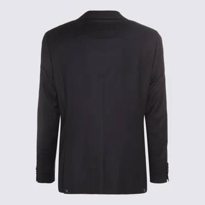 Canali Wool Two-piece Tuxedo Suit In Blue