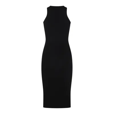 Elisabetta Franchi Dresses Blacks And Greys In Black