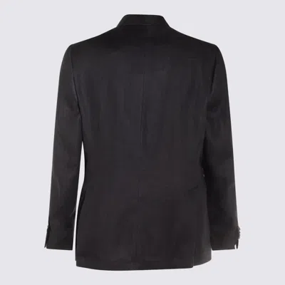 Lardini Dresses Blacks And Greys In Black