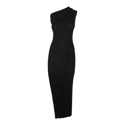 Rick Owens Dresses Blacks And Greys In Black