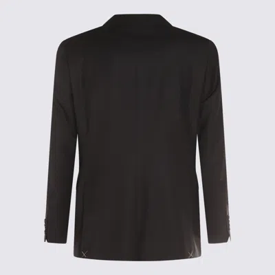 Canali Dresses Blacks And Greys In Black